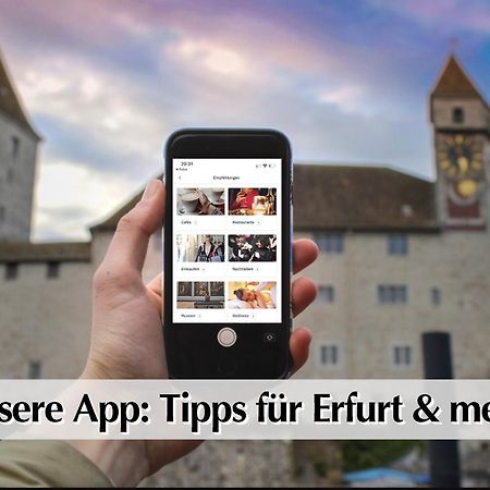 Helle 72Qm Maisonette Wohnung Im Herzen Erfurts Mit Kingsize Bett, Smart-Tv, Etc Eksteriør billede