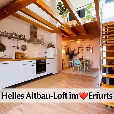 Helle 72Qm Maisonette Wohnung Im Herzen Erfurts Mit Kingsize Bett, Smart-Tv, Etc Eksteriør billede