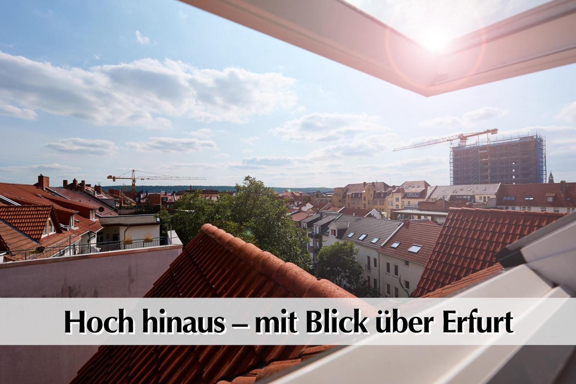 Helle 72Qm Maisonette Wohnung Im Herzen Erfurts Mit Kingsize Bett, Smart-Tv, Etc Eksteriør billede
